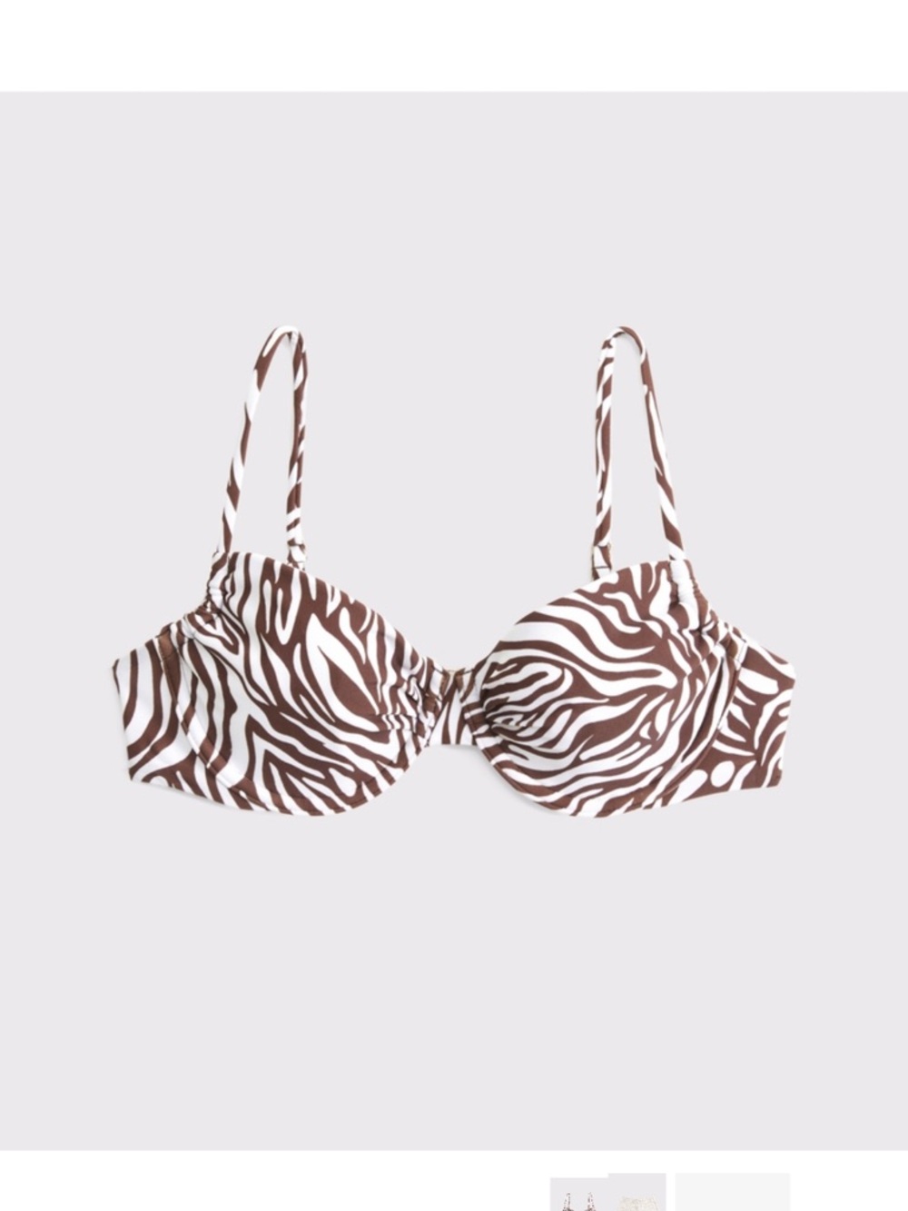 Abercrombie & Fitch Ruched Underwire Bikini Top